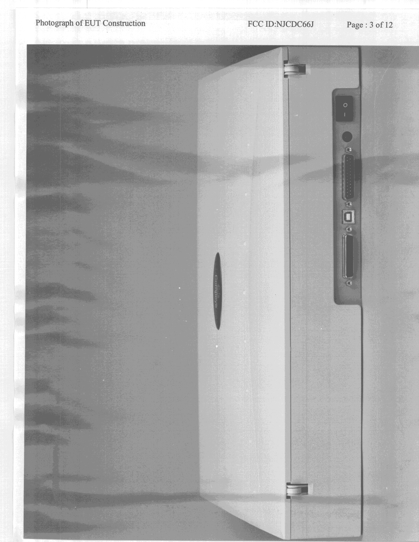 Scanner  Model: DC66J - FCC ID NJCDC66J - Foxlink Image Technology Co (2)