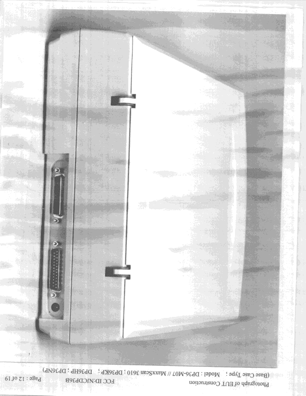 JBP - Part 15 Class B Computing Device Peripheral - FCC ID NJCDP36B - Foxlink Image Technology Co (3)