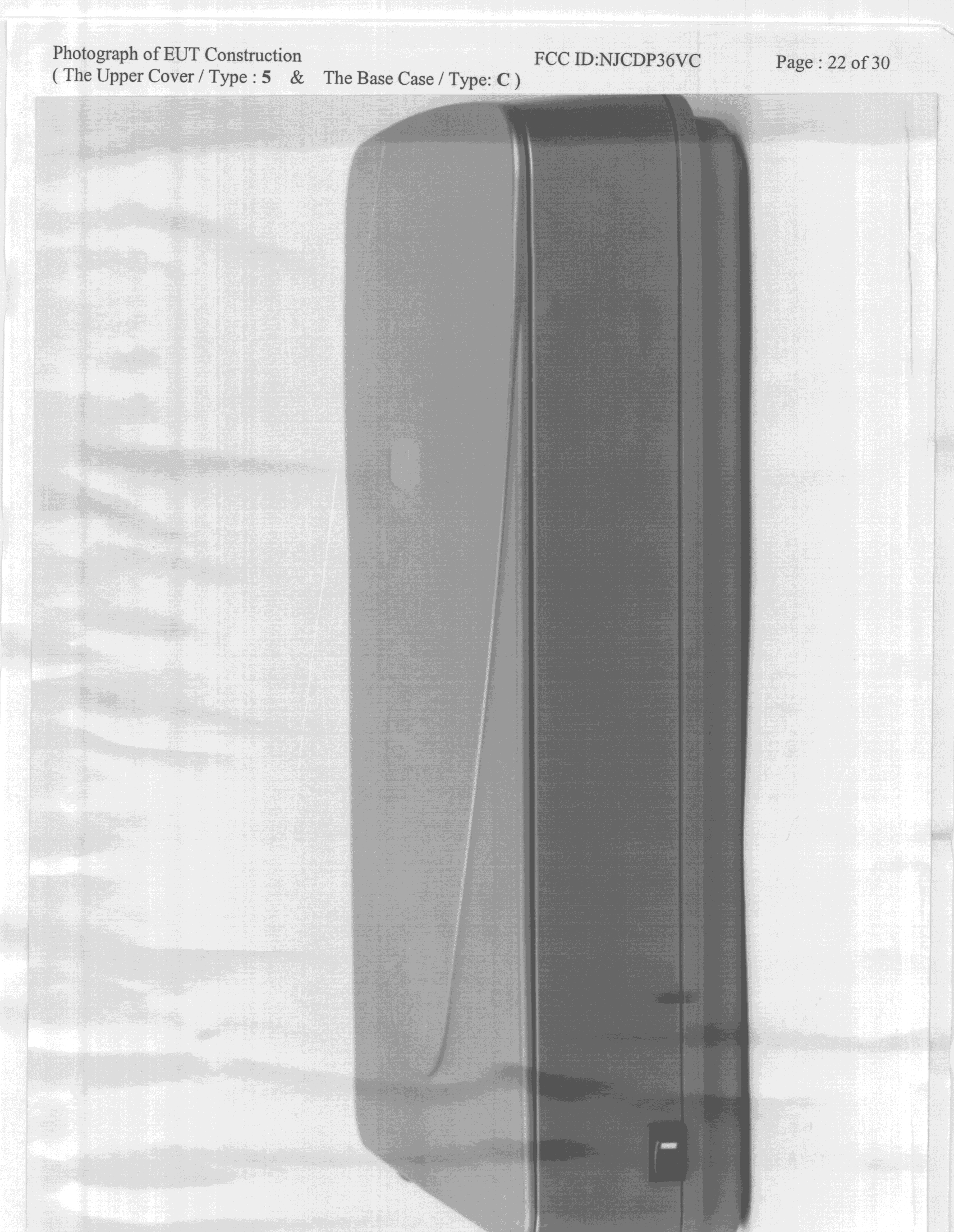 Scanner - FCC ID NJCDP36VC - Foxlink Image Technology Co (2)