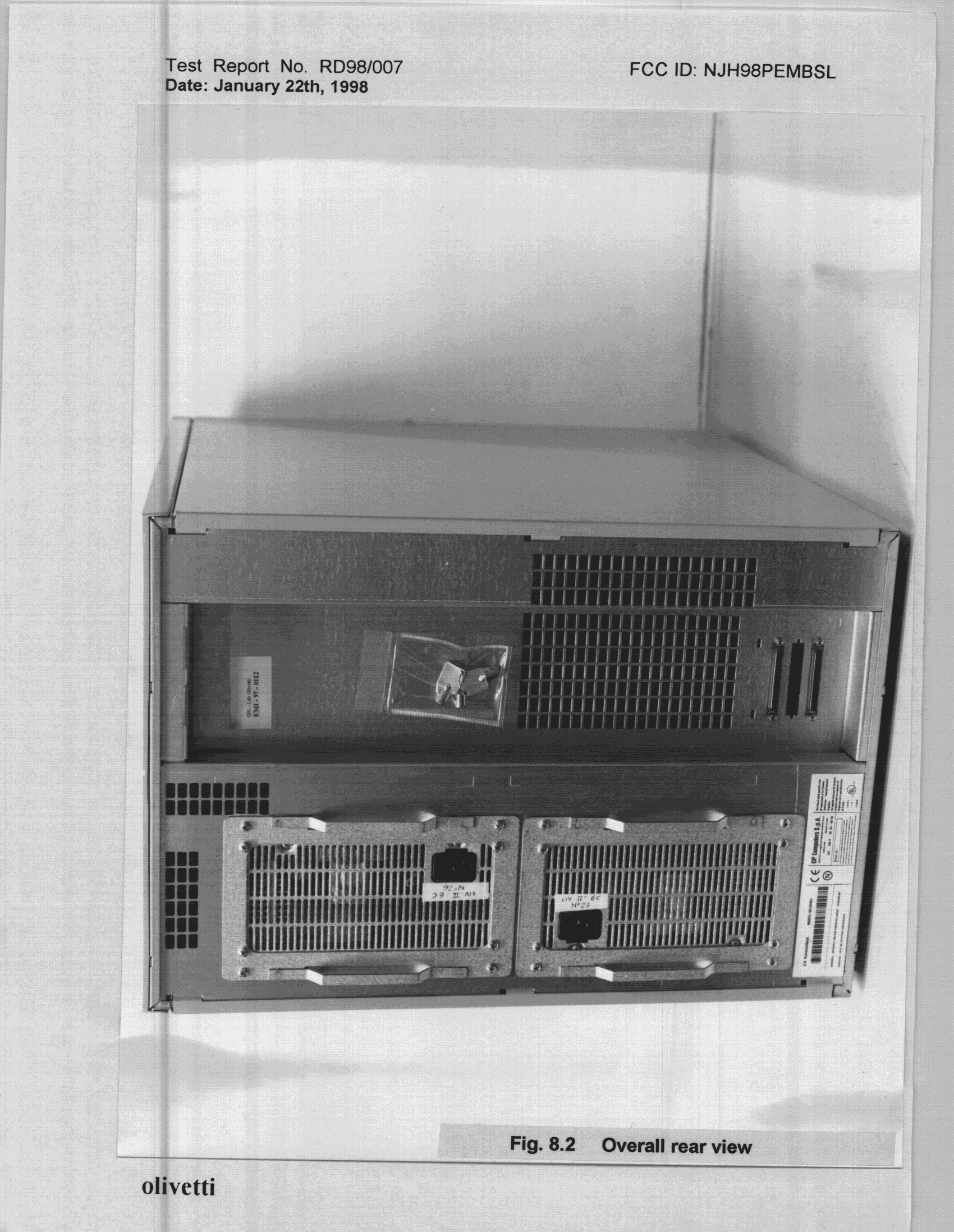 JBP - Part 15 Class B Computing Device Peripheral - FCC ID NJH98PEMBSL - OP Computers SpA (2)