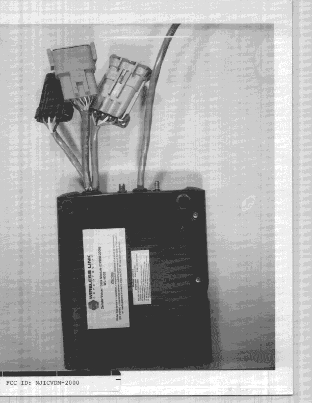 TNB - Licensed Non-Broadcast Station Transmitter - FCC ID NJICVDM-2000 - CSI Wireless
