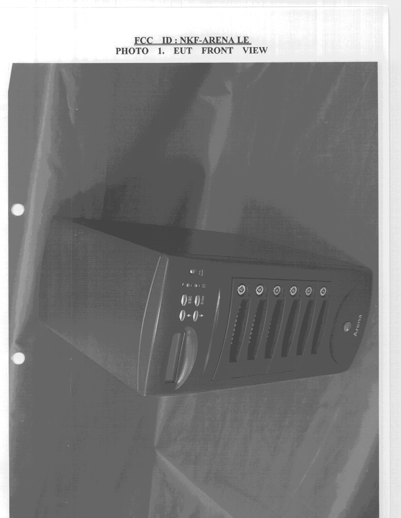 SCSI to IDE Disk Array System - FCC ID NKF-ARENALE - Maxtronic International Co Ltd (4)