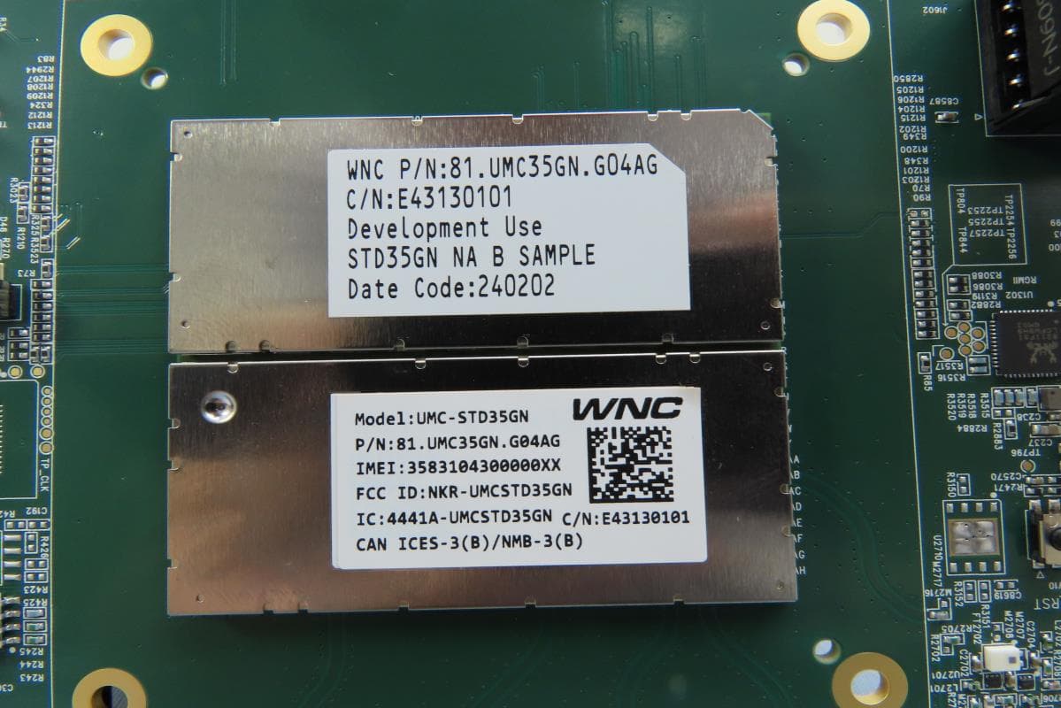 Automotive 5G-NR NAD - FCC ID NKR-UMCSTD35GN - Wistron NeWeb Corporation (3)