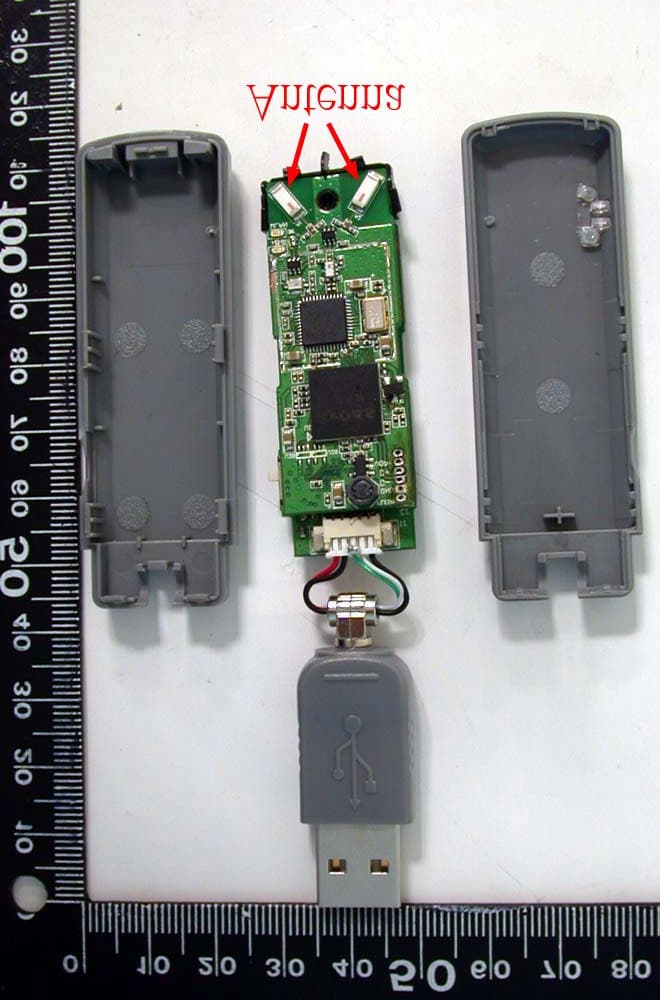 802.11g WLAN USB Adapter with Flash Disk - FCC ID NKRDMUZ - Wistron NeWeb Corporation (2)