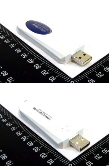 802.11 b/g USB 2.0 Adapter - FCC ID NKRDRUCU3 - Wistron NeWeb Corporation