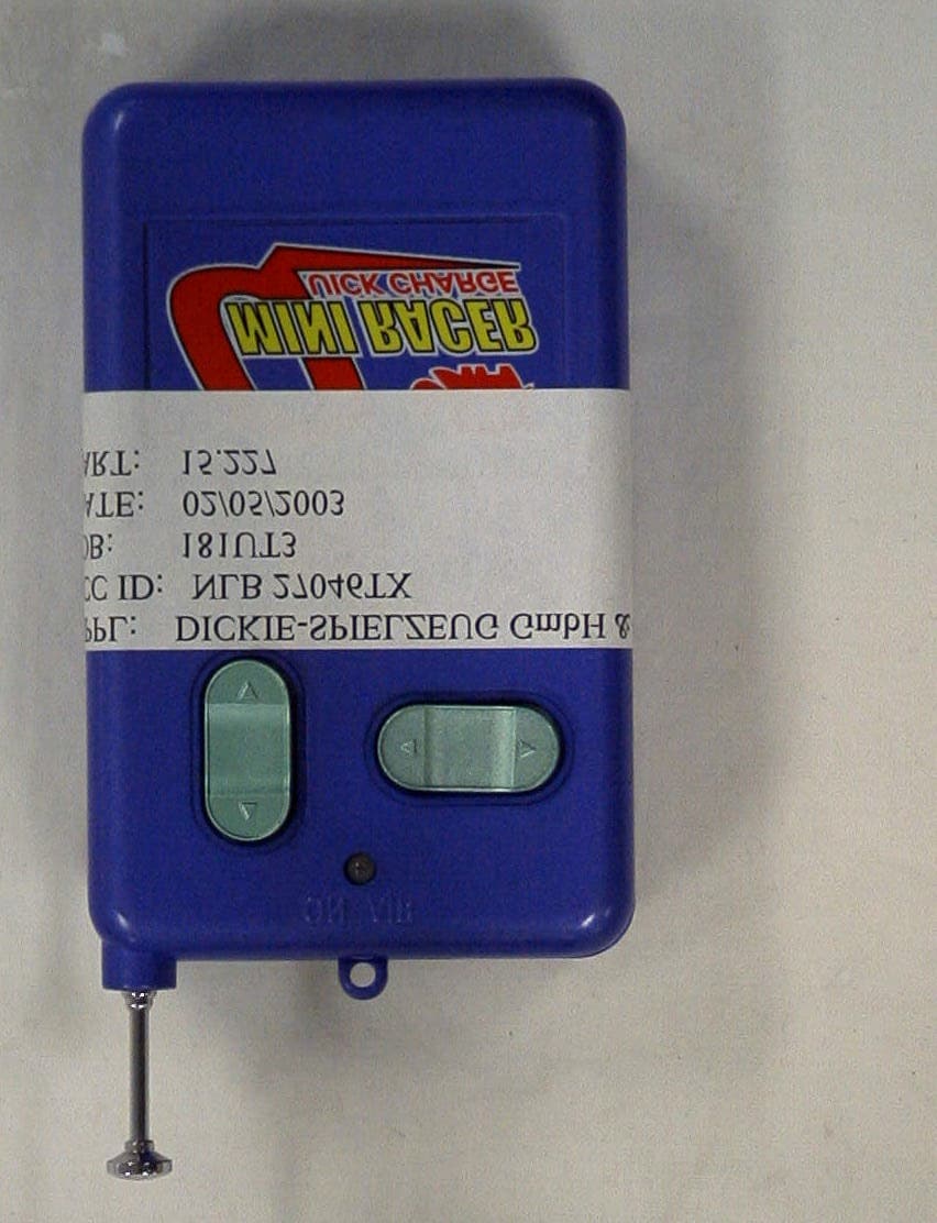 RC Toy - Transmitter - FCC ID NLB27046TX - Dickie Toys Hong Kong Ltd.