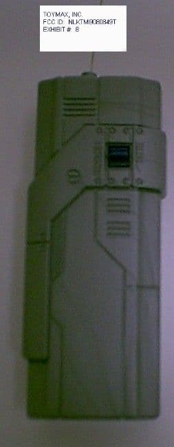 R/C Toy Robot Transmitter - FCC ID NLKTMI9080849T - Toymax Inc