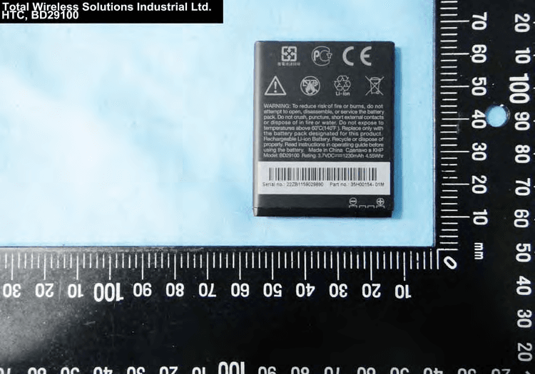 Smartphone - FCC ID NM8PJ03100 - HTC Corporation