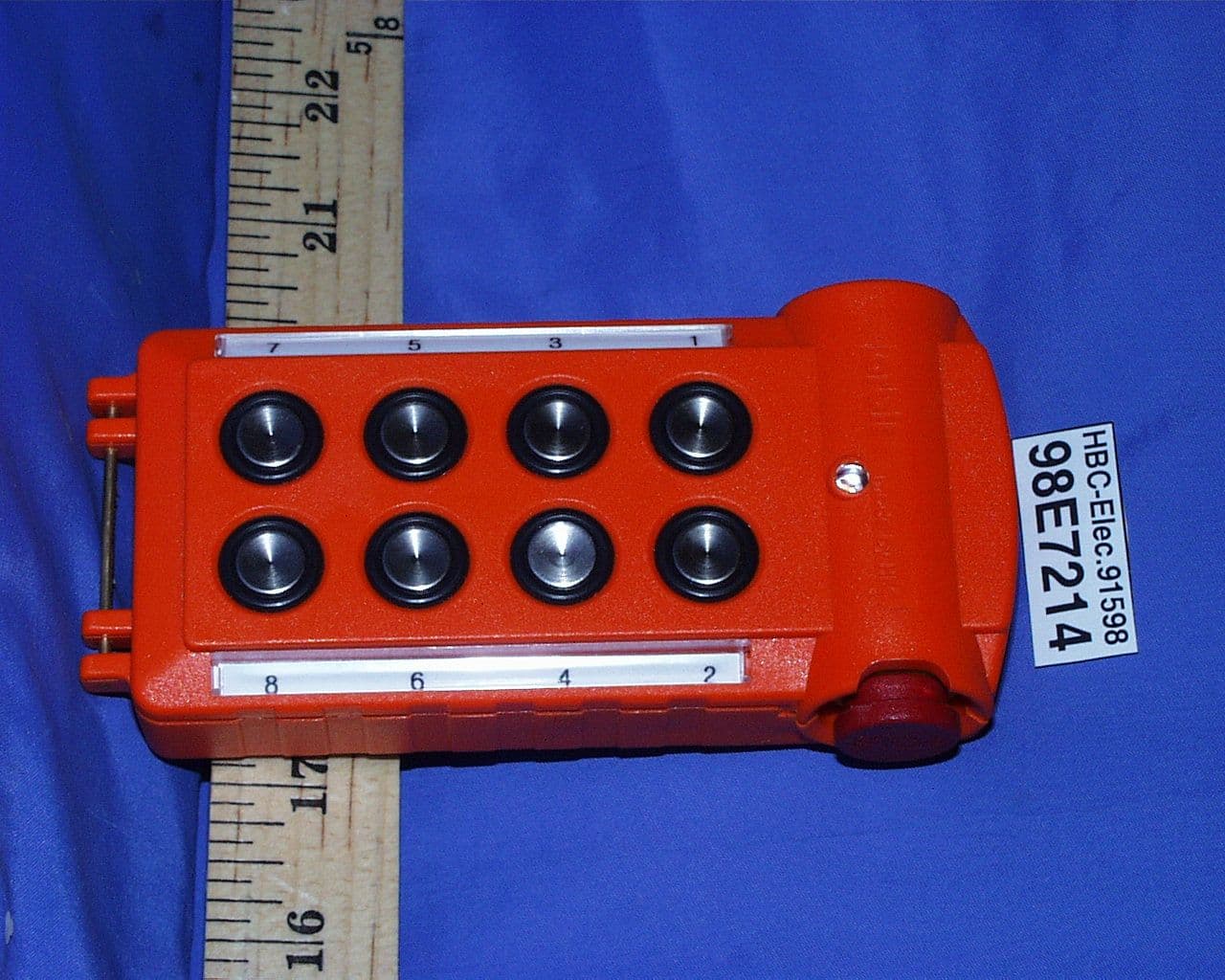 REMOTE CONTROL TRANSMITTER FOR INDUSTRIAL USE - FCC ID NO9O10004 - HBC-radiomatic GmbH