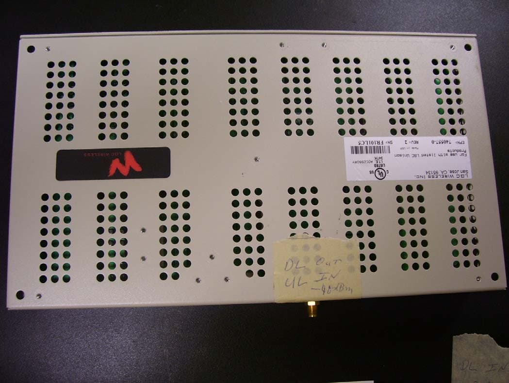In-Building Wireless Networking System - FCC ID NOOUNS-AWS-1 - ADC Telecommunications Inc.