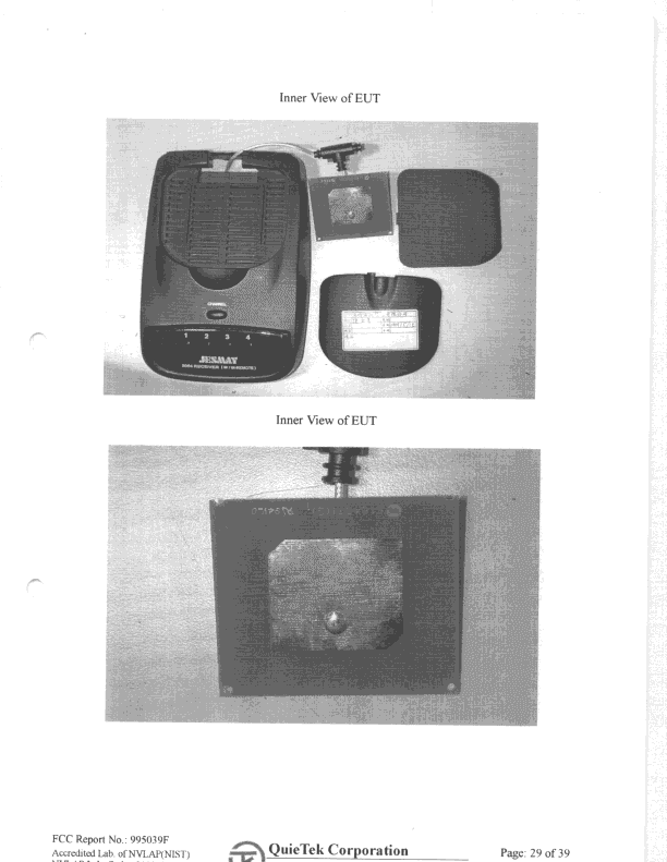 TV Sender - FCC ID NOQJM2064R - Jesmay Electronics Co Ltd