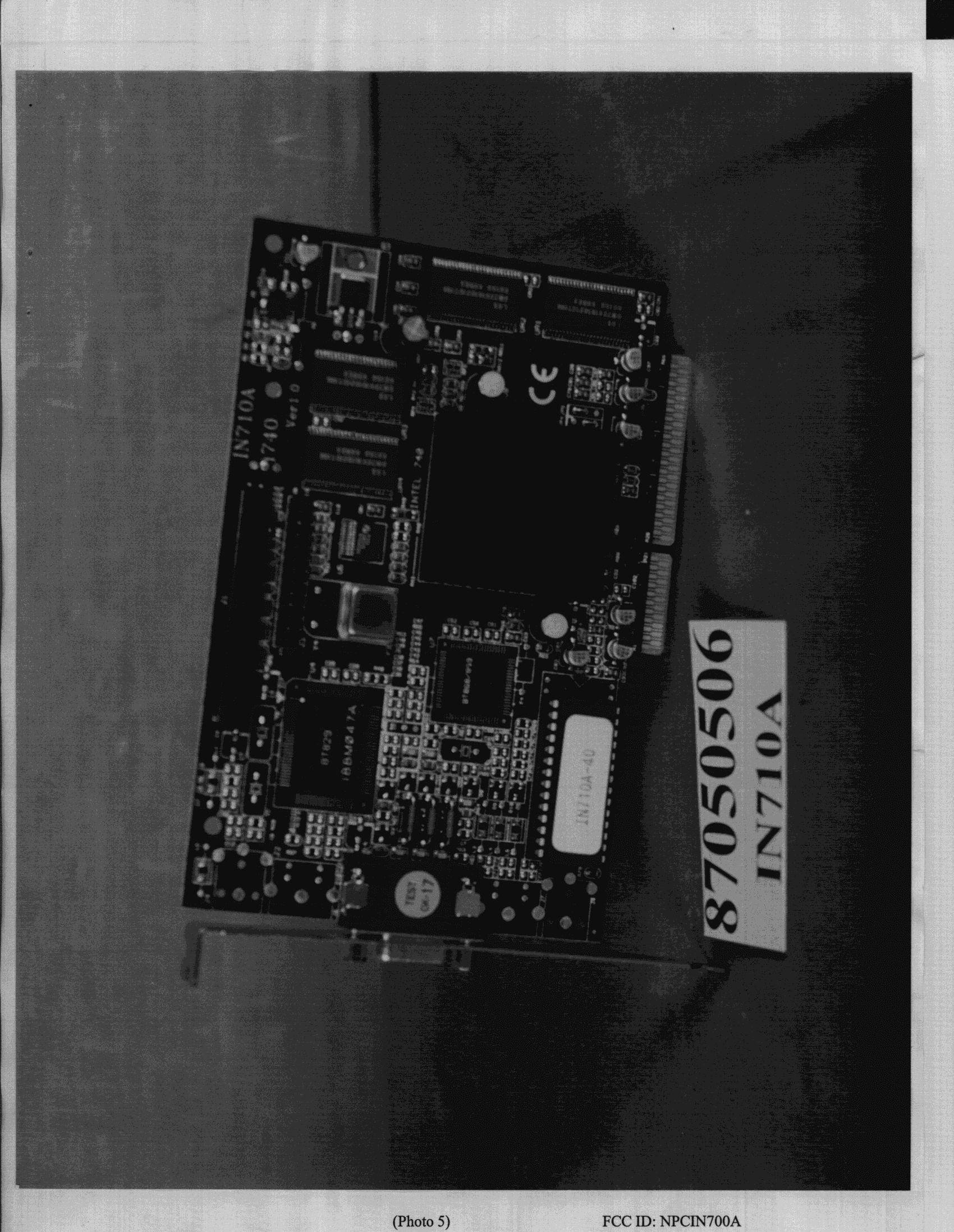 JBP - Part 15 Class B Computing Device Peripheral - FCC ID NPCIN700A - Apac Multimedia Corp (3)