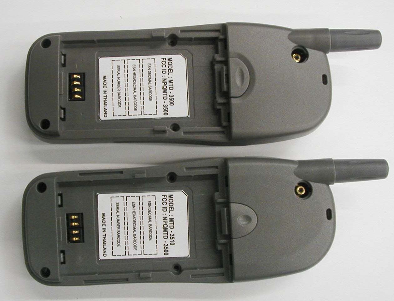 Dual-Mode Cellular Telephone - FCC ID NPQMTD-3500 - Telian Corporation