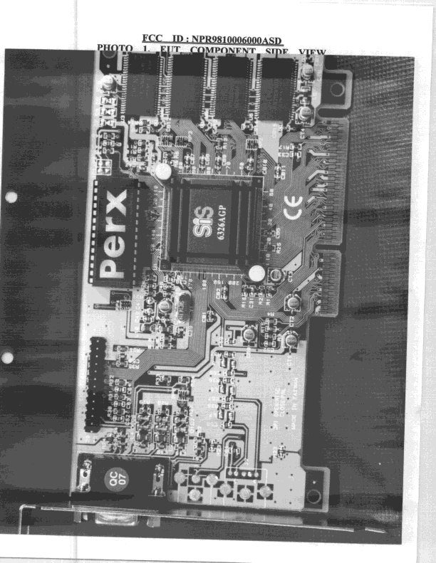 JBP - Part 15 Class B Computing Device Peripheral - FCC ID NPR9810006000ASD - Pride Expression Technology Ltd