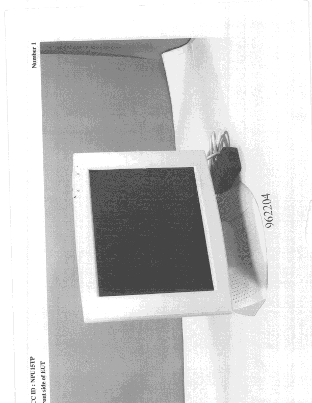 LCD Color Monitor - FCC ID NPU15TP - Ariestec Inc (5)