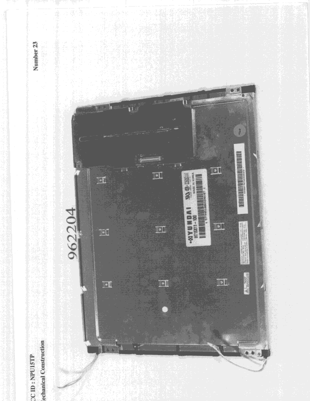 LCD Color Monitor - FCC ID NPU15TP - Ariestec Inc (3)