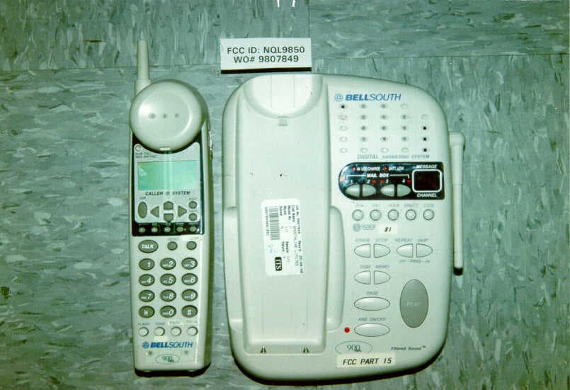 900MHz Cordless Phone - FCC ID NQL9850 - Greatsino Electronic Limited