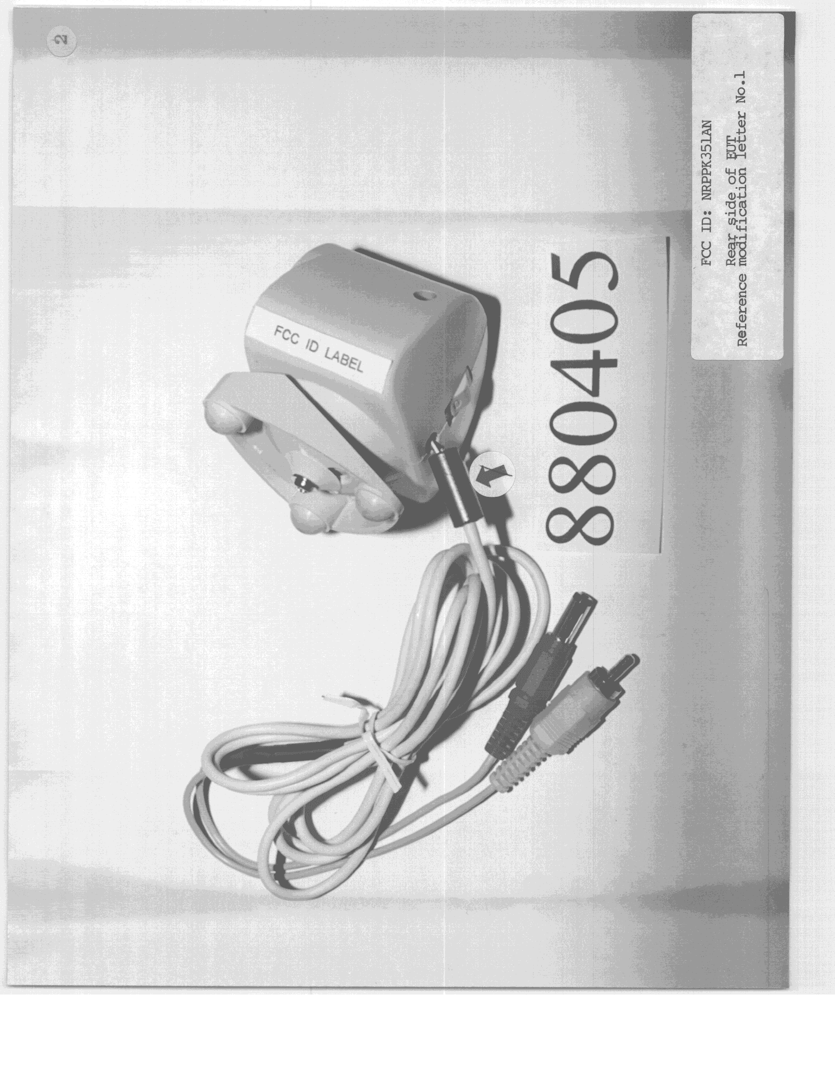 JBP - Part 15 Class B Computing Device Peripheral - FCC ID NRPPK351AN - 3Cam Technology Inc