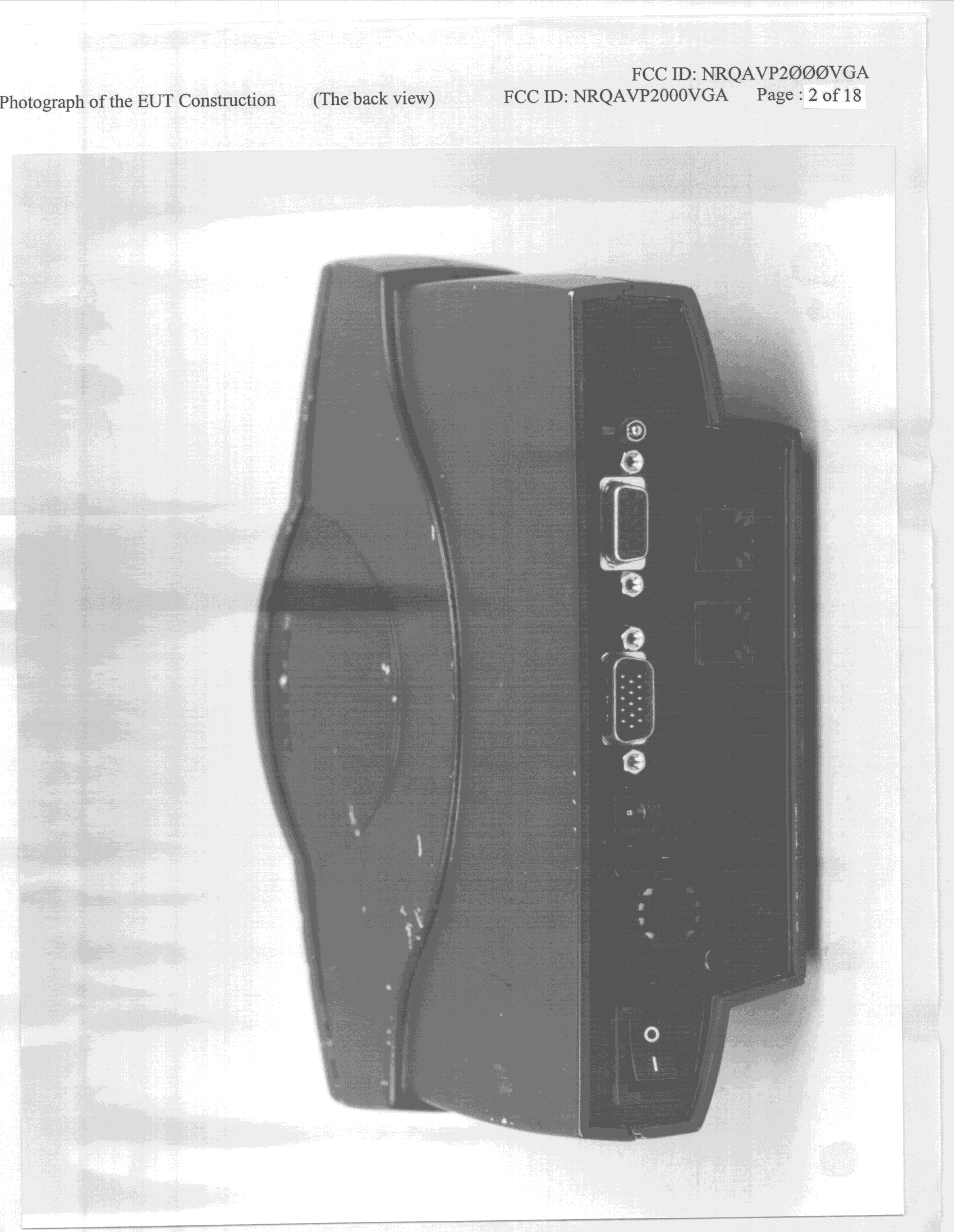 PC Videophone - FCC ID NRQAVP2000S - Aiptek International Inc (3)