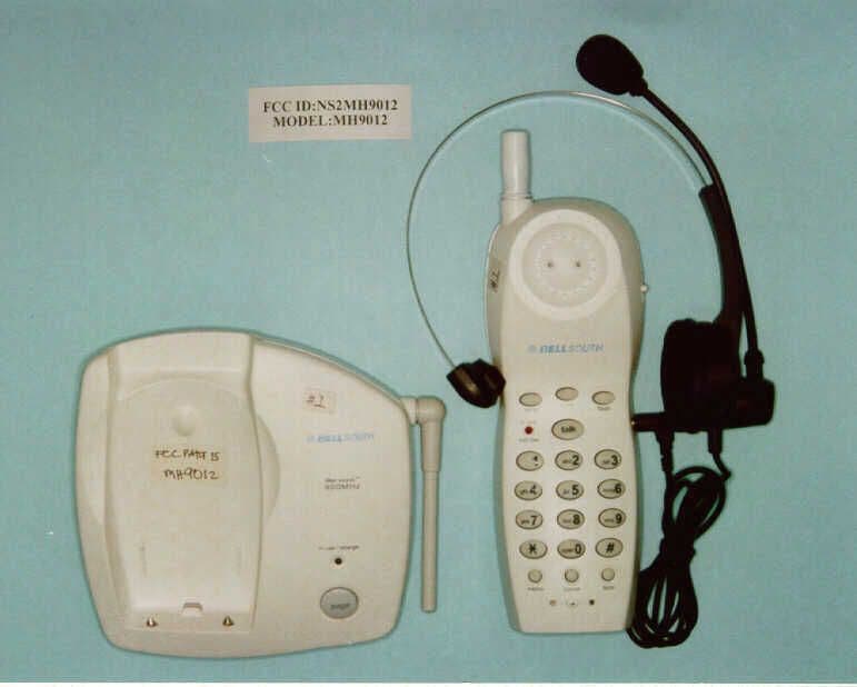 900 MHz Cordless Telephone - FCC ID NS2MH9012 - Guangdong (Bao An) Communication Co. Ltd.