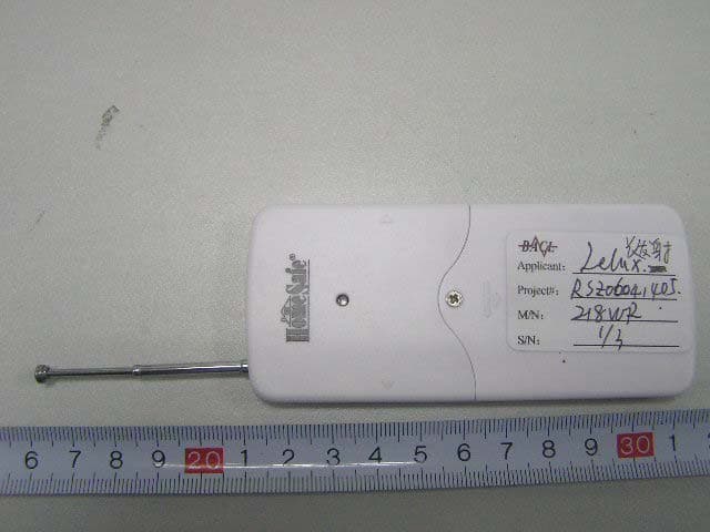 Wireless Slim Door/Window Sensor - FCC ID NS3LELUX218WR - Lelux Electronics Ltd