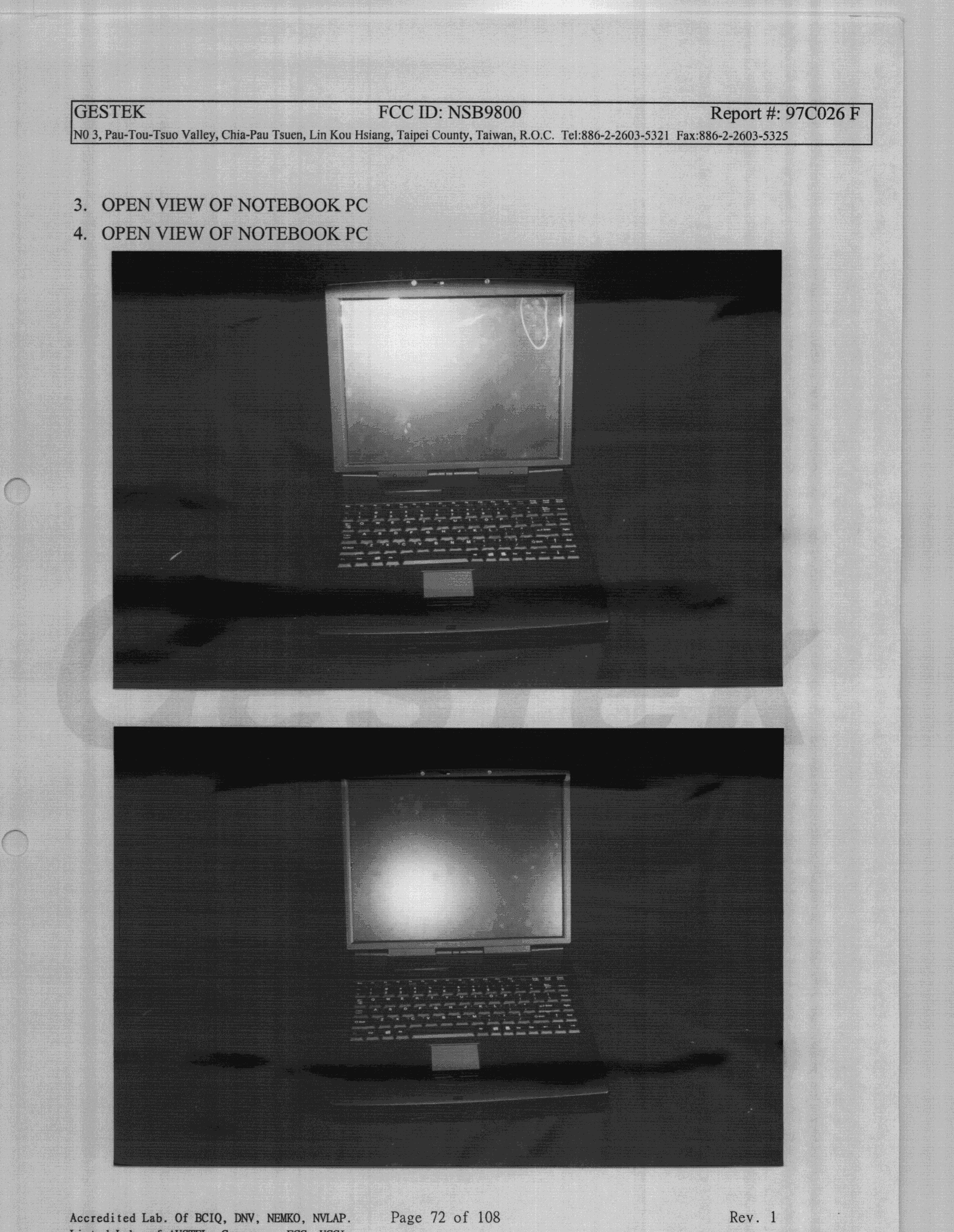 JBC - Part 15 Class B Computing Device/Personal Computer - FCC ID NSB9800 - InnoLabs Corporation (1)