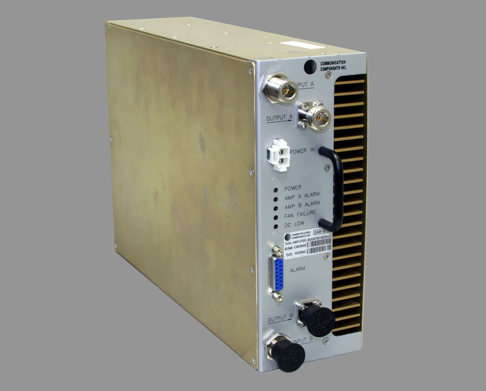 Dual Amplifier Booster - FCC ID NT3DAB-DAC-1819 - Communication Components Inc (2)
