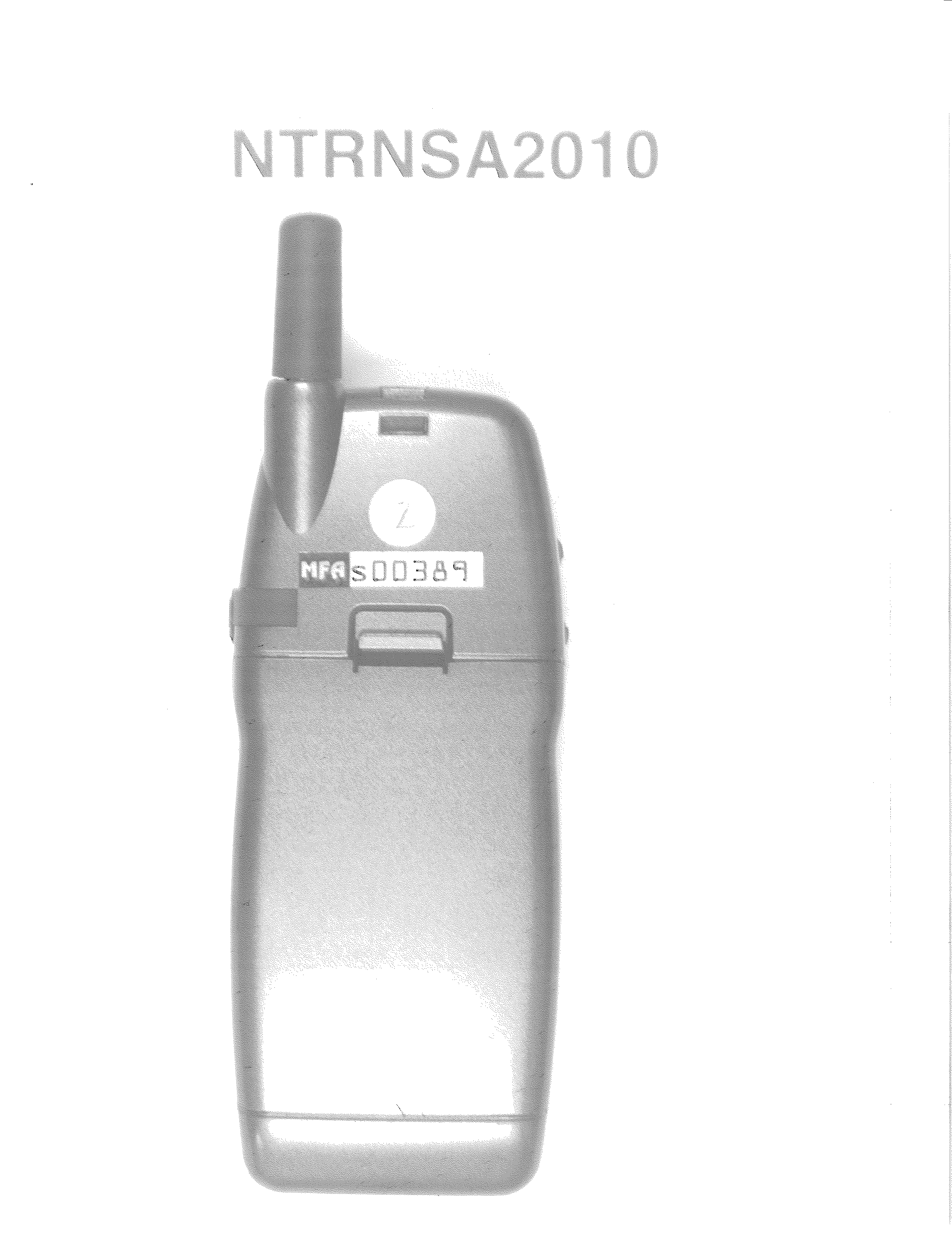 TNE - Licensed Non-Broadcast Transmitter Held to Ear - FCC ID NTRNSA2010 - Niigata Seimitsu Co Ltd (4)