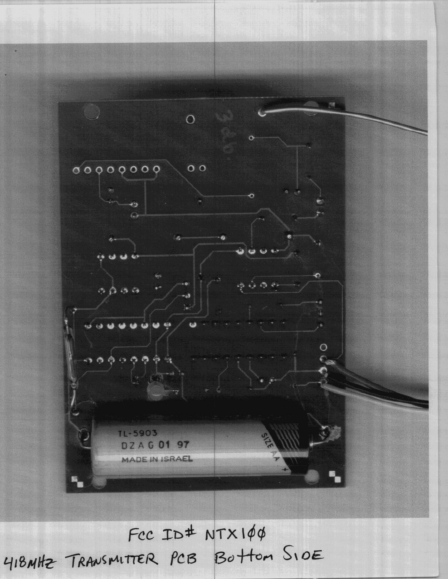 Water Meter Transmitter - FCC ID NTX100 - Midway Services Inc (2)