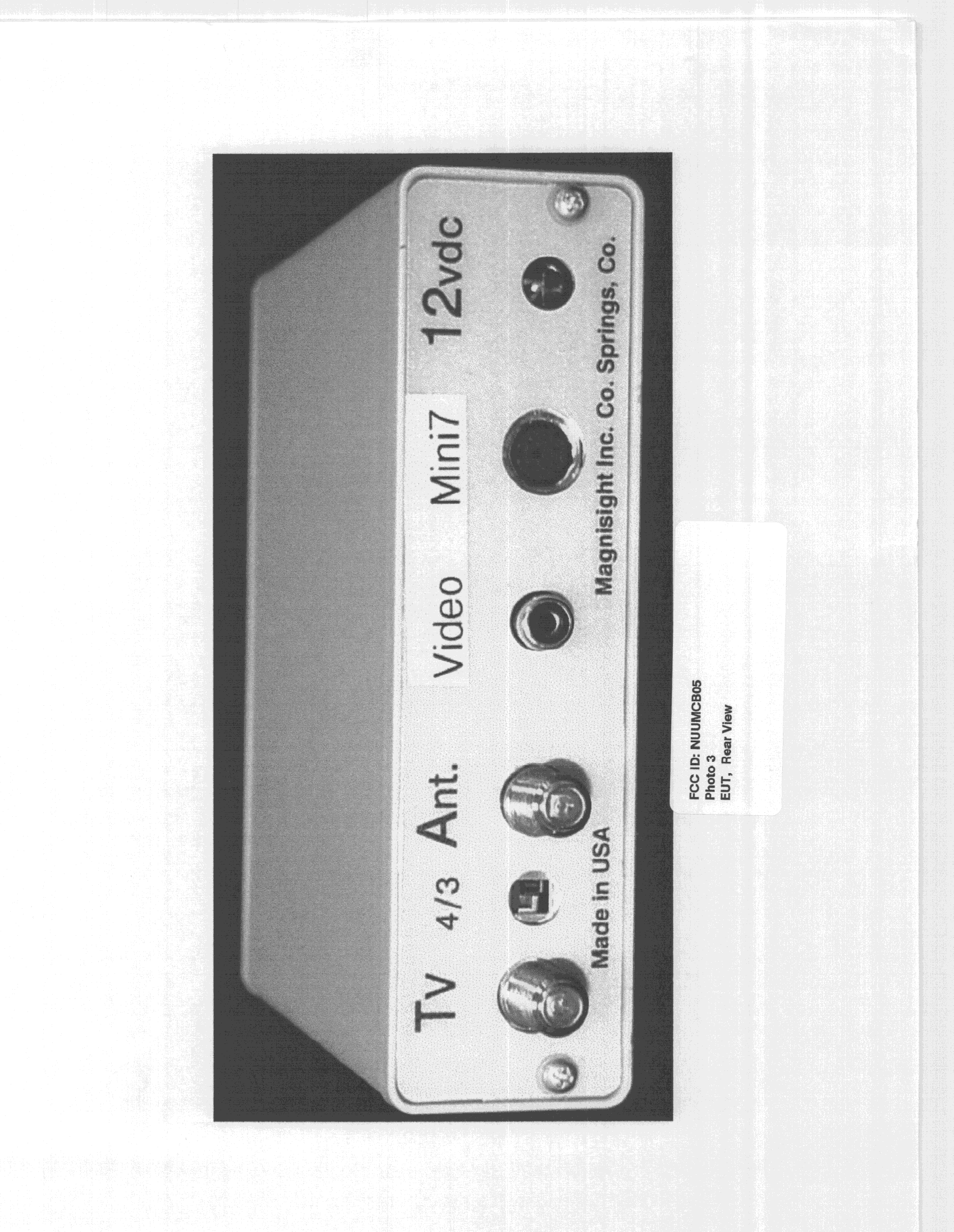 Mini Reading System - FCC ID NUUMCB05 - Magnisight Inc (2)