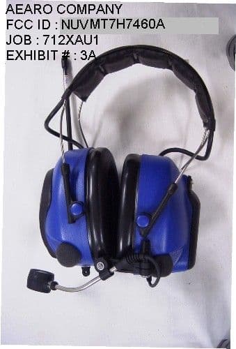 Family Radio Body Worn TX - FCC ID NUVMT7H7460A - Aearo Company