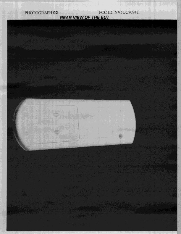 Wireless Fan/Light Control - FCC ID NV5UC7094T - Aloha Houseware Co Ltd (2)