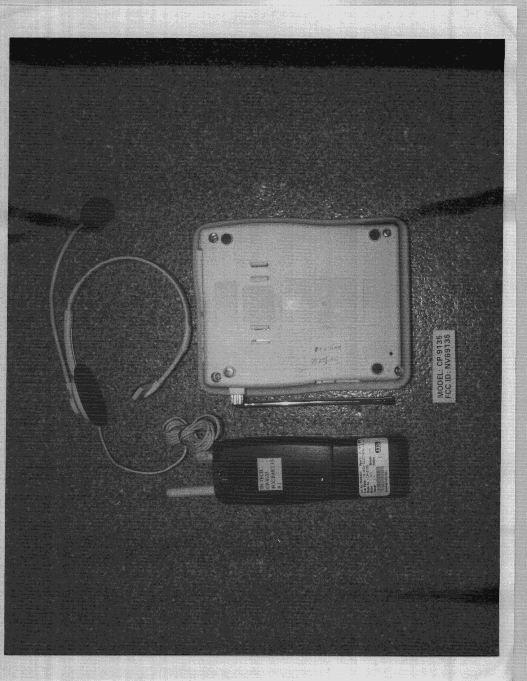 Cordless Telephone System - FCC ID NV69135 - In Tech Electronics Ltd (1)