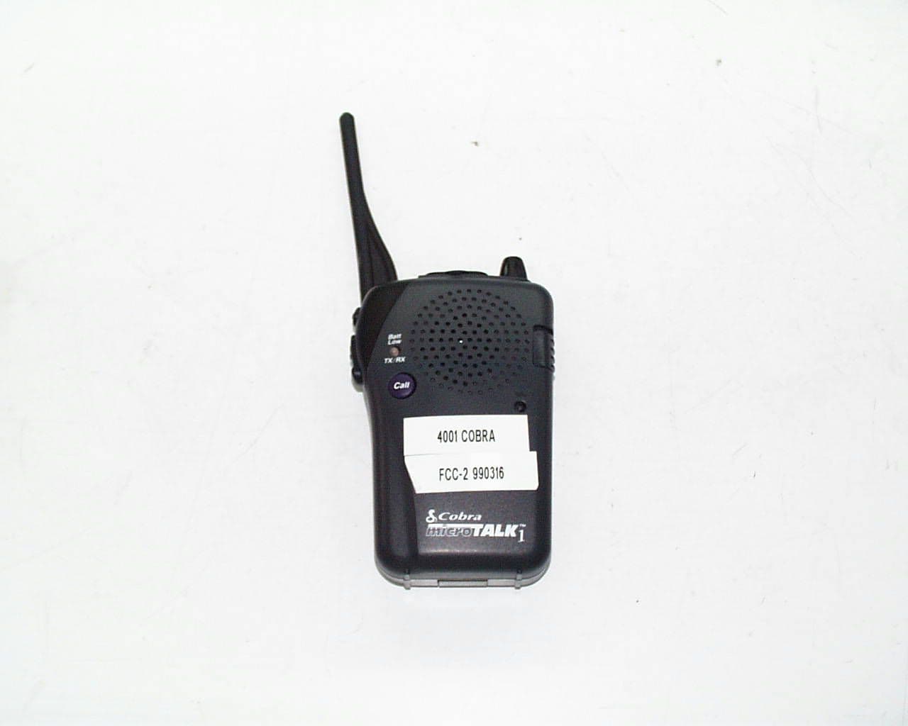 FRF - Part 95 Family Radio Face Held Transmitter - FCC ID NV6FRS100 - In Tech Electronics Ltd