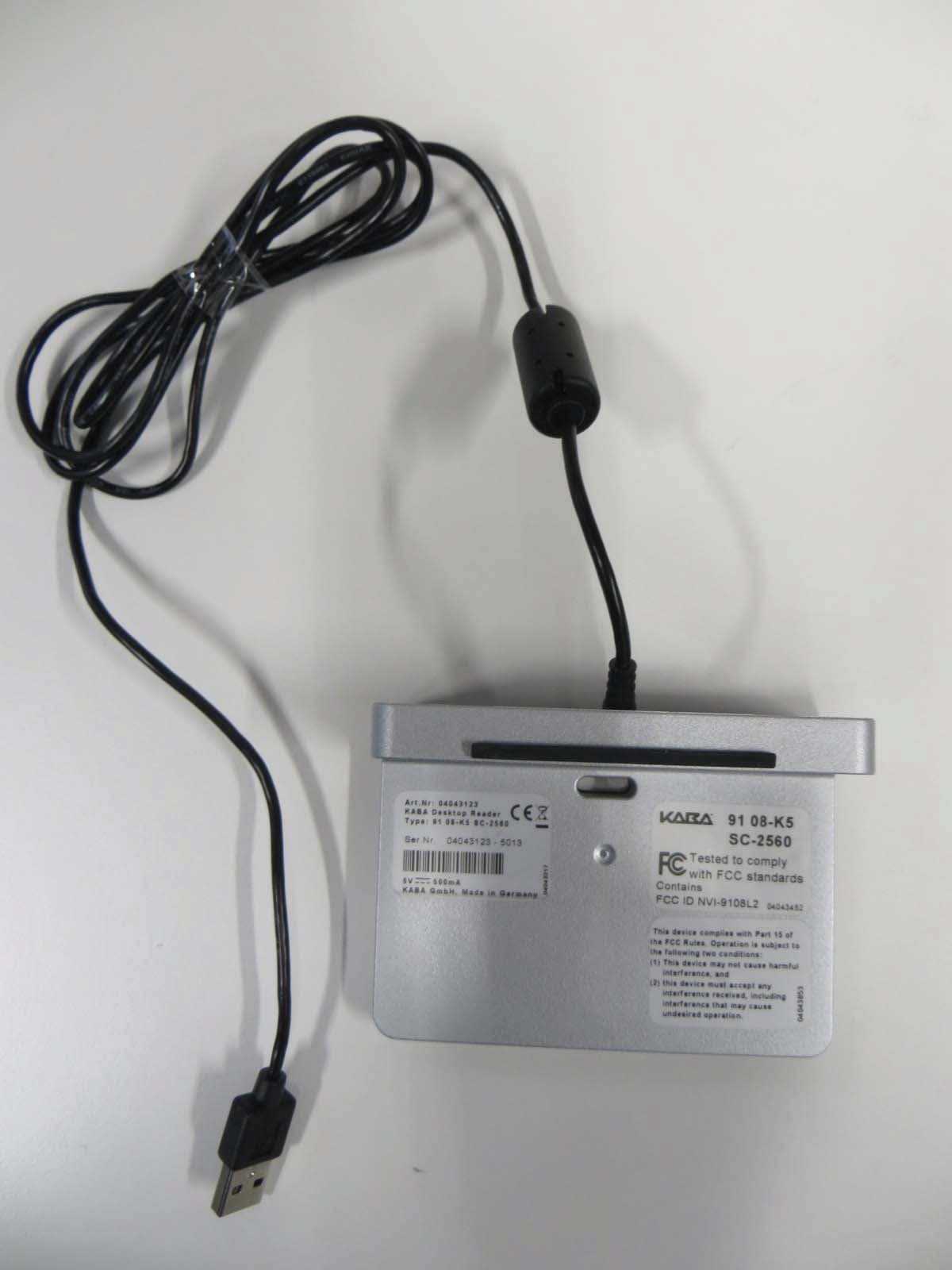 Desktop Reader - FCC ID NVI-9108L2 - dormakaba Deutschland GmbH