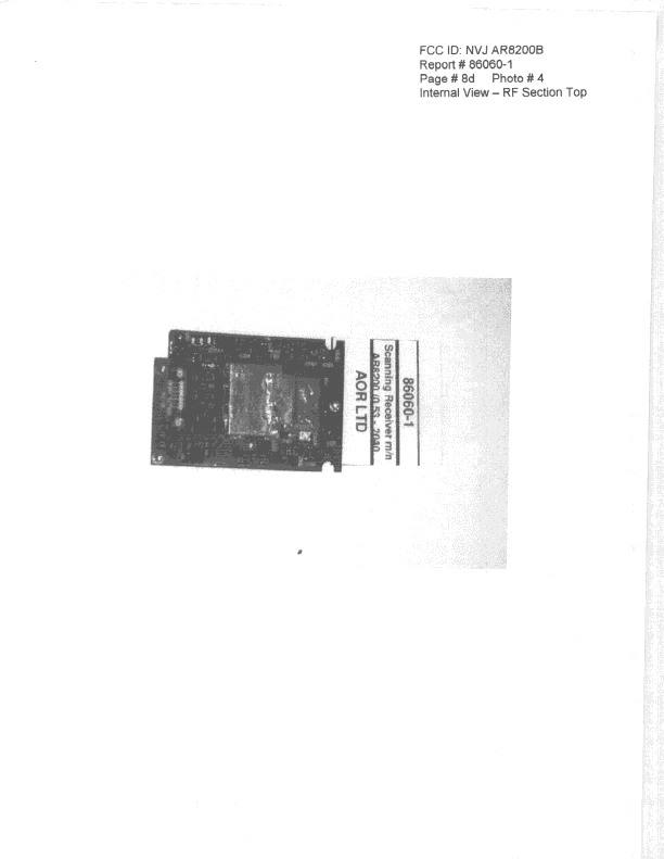 Hand-held Scanner - FCC ID NVJAR8200B - AOR USA Inc. (5)