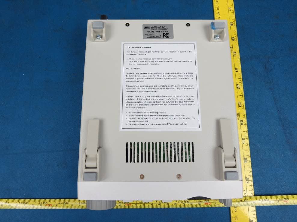 Communications Receiver - FCC ID NVJARDV1 - AOR USA Inc. (3)
