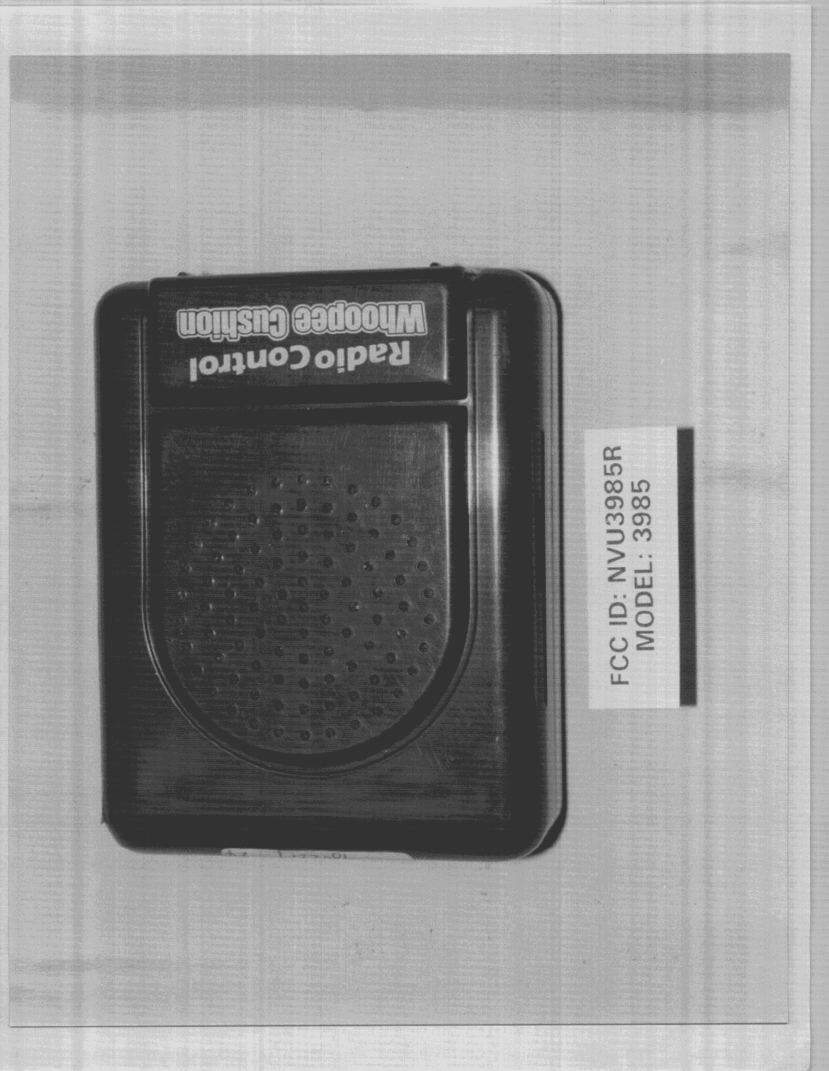CRR - Superregenerative Receiver - FCC ID NVU3985R - Westminster Inc (HK) Ltd