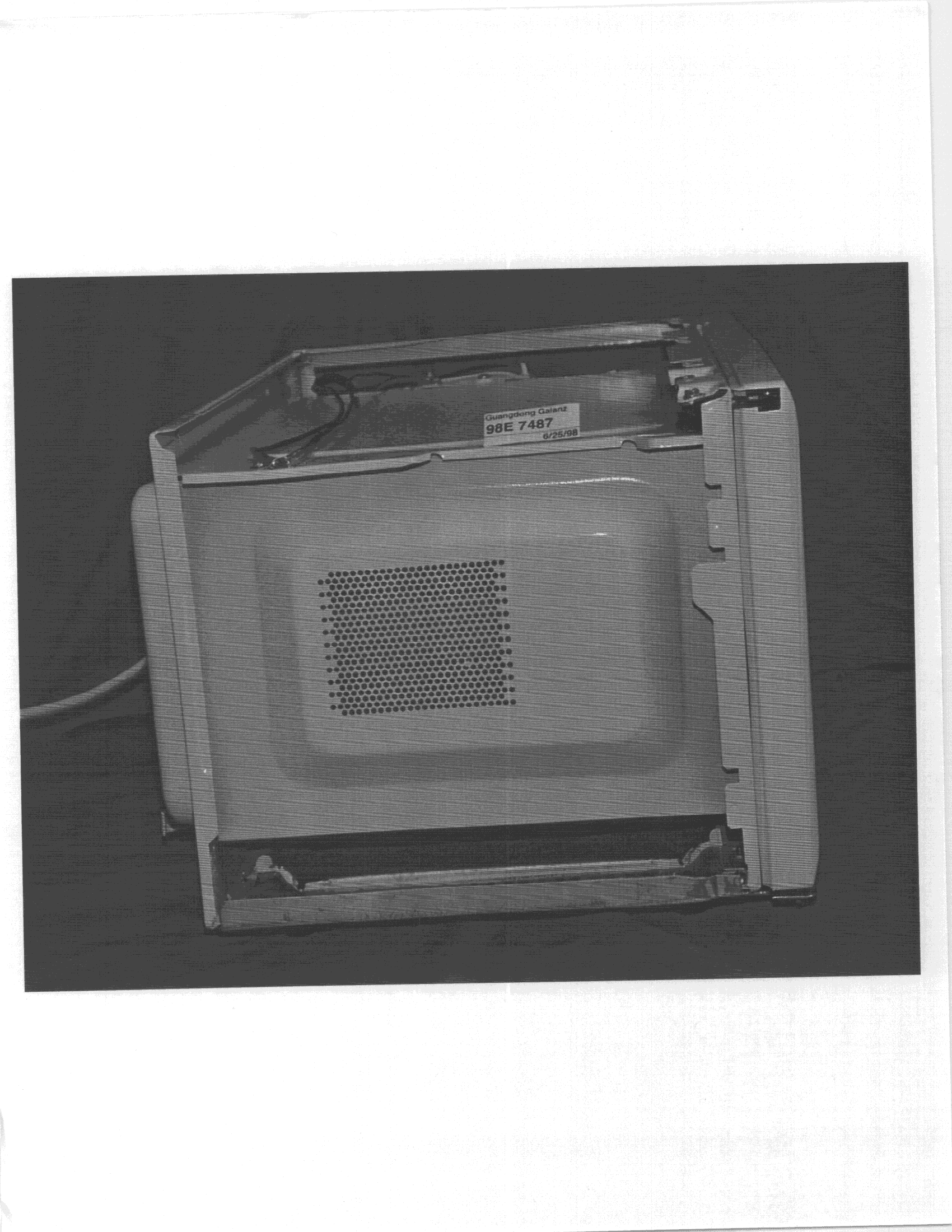 Microwave Oven - FCC ID NVZ98031100N - Guangdong Galanz Enterprise (Group) Co (5)