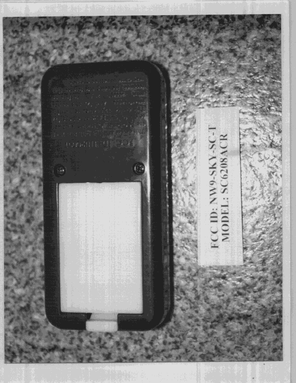 R/C Emergency Light transmitter - FCC ID NW9-SKY-SC-T - Sky City International Ltd. (2)