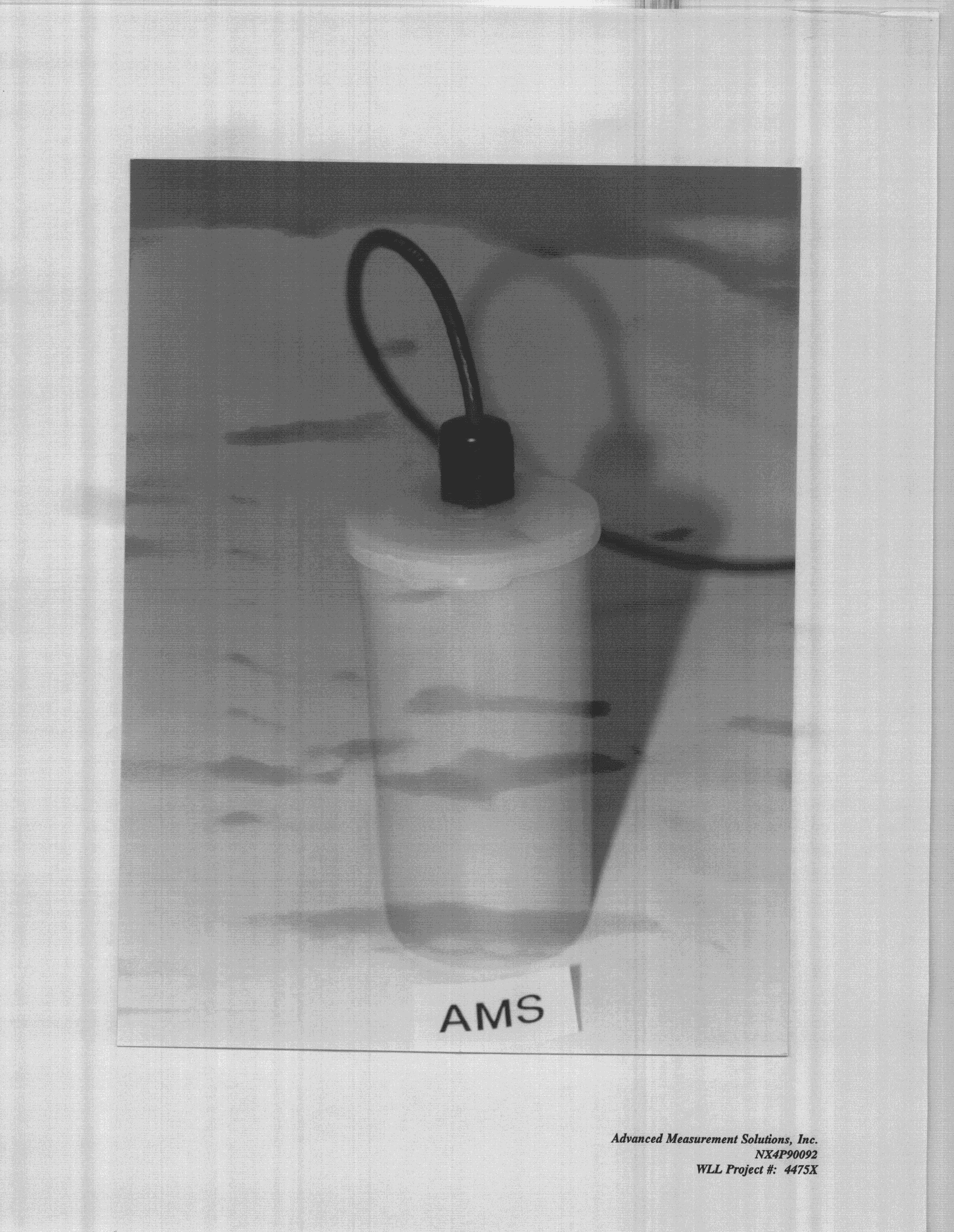 Storage Tank Data Transmitter - FCC ID NX4P90092 - Advanced Measurement Solutions Inc