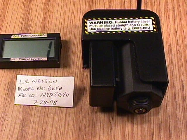 Irrigation System Transceiver - FCC ID NYD8040 - L.R. Nelson Corporation