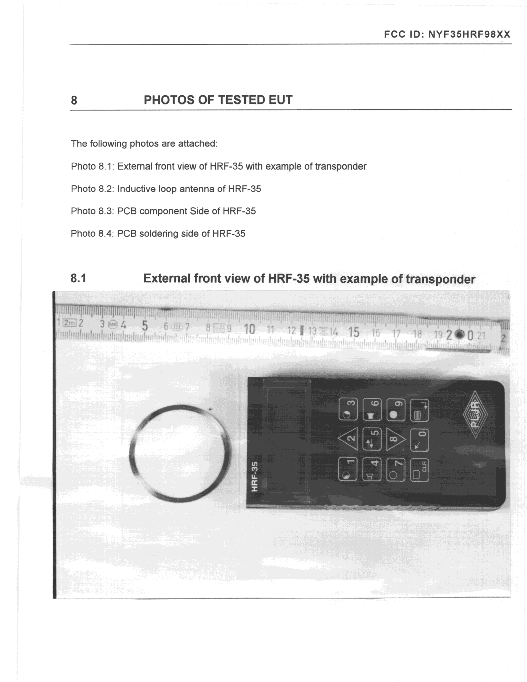 DCD - Part 15 Low Power Transmitter Below 1705 kHz - FCC ID NYF35HRF98XX - ISC Infimum SuperComputers