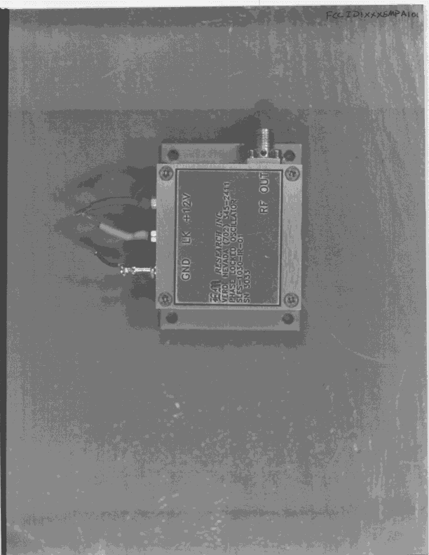Subsytem (Transmitter) of Transponder Landing System - FCC ID NYKEMPA101 - EM Research Inc. (4)