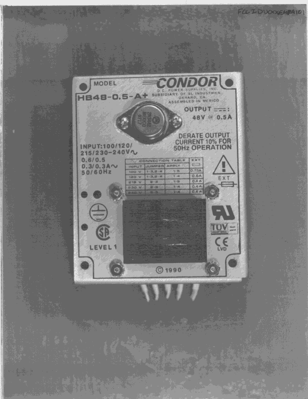 Subsytem (Transmitter) of Transponder Landing System - FCC ID NYKEMPA101 - EM Research Inc. (3)