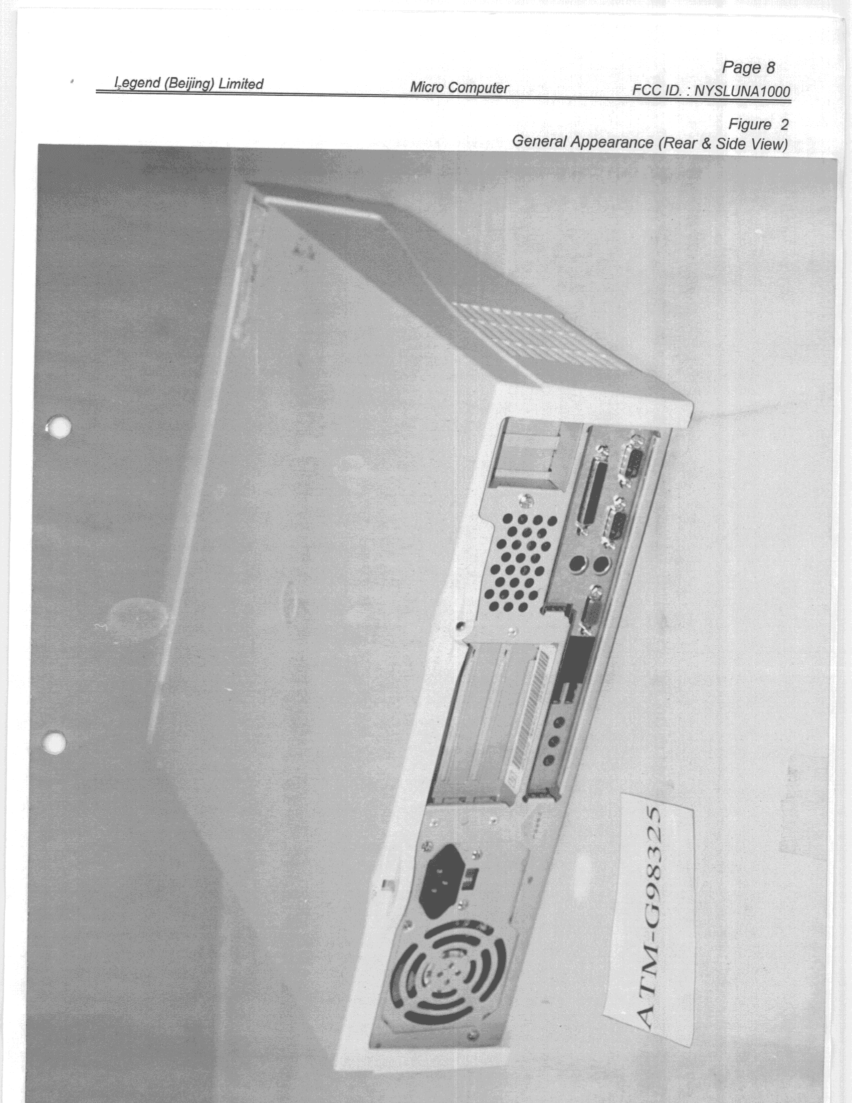 JBC - Part 15 Class B Computing Device/Personal Computer - FCC ID NYSLUNA1000 - Legend (Beijing) Limited (5)