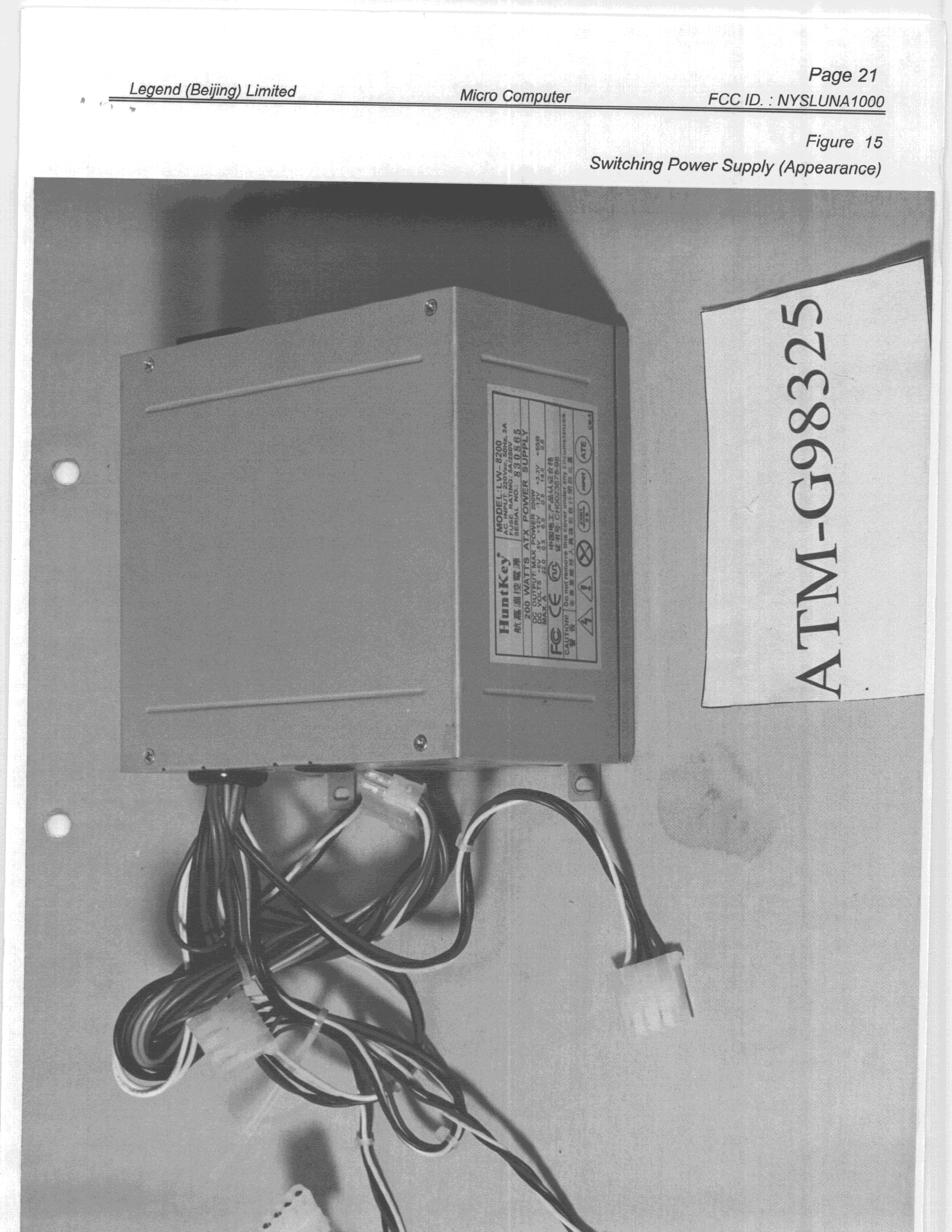 JBC - Part 15 Class B Computing Device/Personal Computer - FCC ID NYSLUNA1000 - Legend (Beijing) Limited (1)
