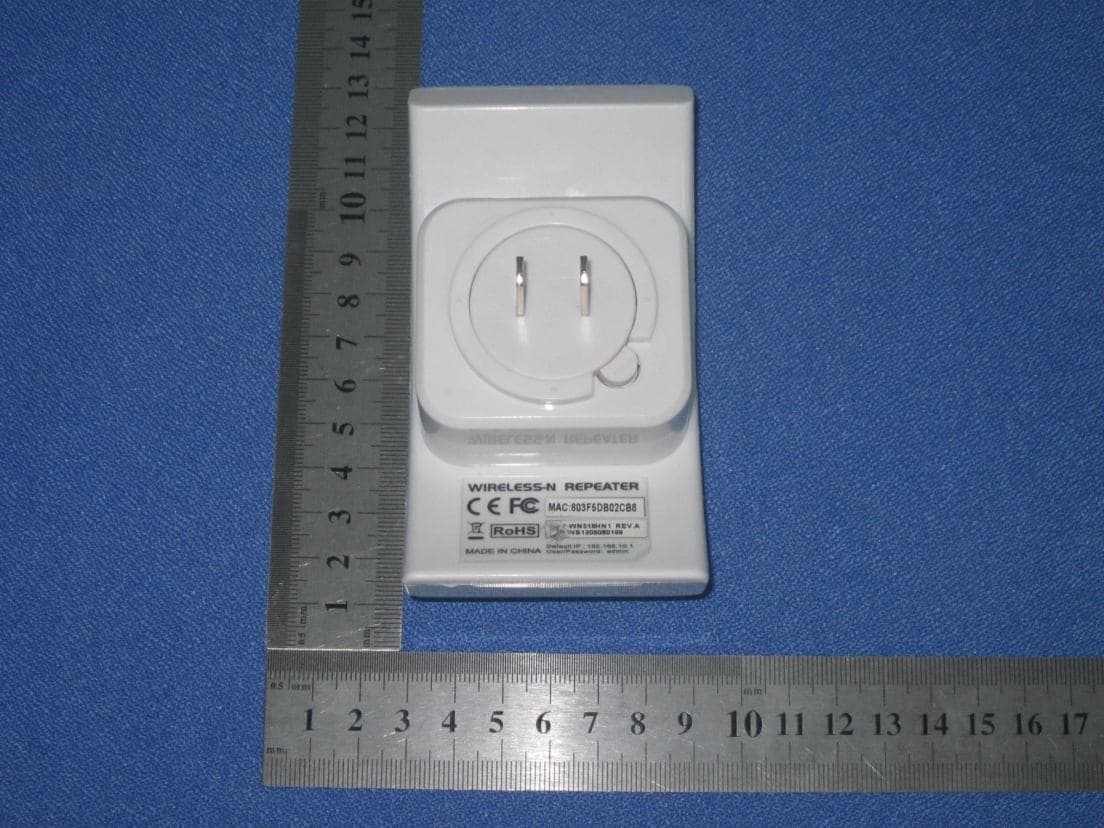 802.11bgn HIGH POWER WI-FI REPEATER - FCC ID NZ3WS-WN518 - Winstars Technology Limited