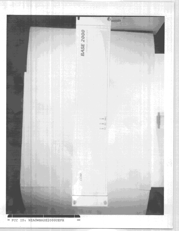 Single Channel Amp - FCC ID NZAGWBASE2000UEPA - GWCom Inc.