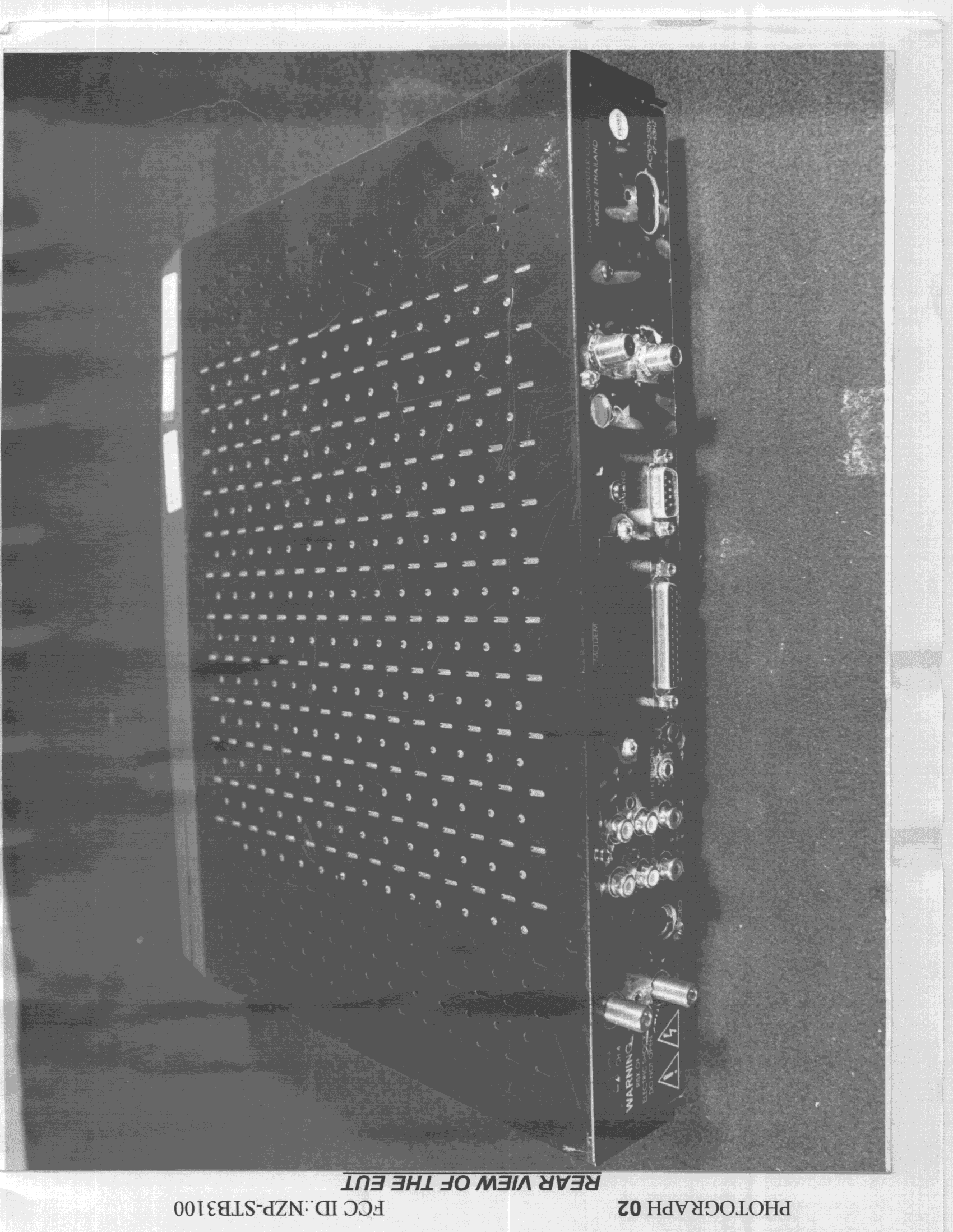 HID - Part 15 TV Interface Device - FCC ID NZP-STB3100 - Mentor Data System Inc.
